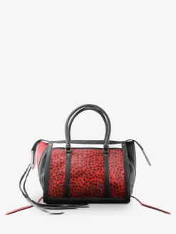 LeRive Droite - M - Léopard - Noir / Rouge